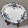 Antique English Blue & White Transferware Platter by S. Hancock & Sons