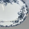 Antique English Blue & White Transferware Platter by S. Hancock & Sons