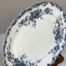 Antique English Blue & White Transferware Platter by S. Hancock & Sons