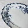 Antique English Blue & White Transferware Platter by S. Hancock & Sons