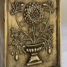 19th Century Cast Bronze Decorative Masonry Plaque