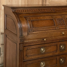 19th Century French Grand Louis XVI Cylinder Desk