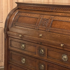 19th Century French Grand Louis XVI Cylinder Desk