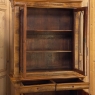 19th Century French Louis Philippe Bookcase in Flame Mahogany