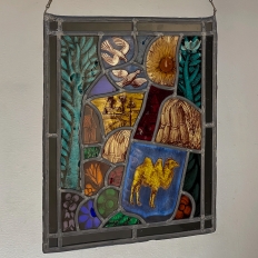 Antique Stained Glass Decorative Pane