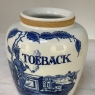 Vintage Dutch Blue & White Tobacco Jar by Zenith