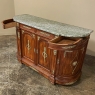 19th Century French Empire Mahogany Marble Top Buffet