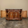 19th Century French Empire Mahogany Marble Top Buffet