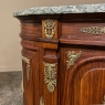 19th Century French Empire Mahogany Marble Top Buffet