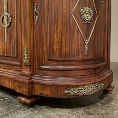 19th Century French Empire Mahogany Marble Top Buffet