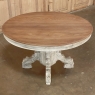 19th Century French Napoleon III Period Oval Painted Center Table