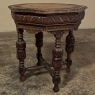 Antique Renaissance Octagonal End Table