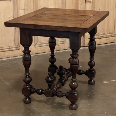 18th Century Rustic Henri II End Table