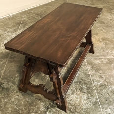 Antique Rustic Spanish Coffee Table