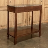 19th Century Directoire Style Marble Top Mahogany Console