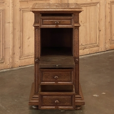 19th Century French Neoclassical Marble Top Nightstand