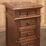 19th Century French Neoclassical Marble Top Nightstand