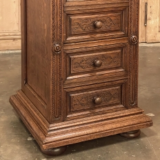 19th Century French Neoclassical Marble Top Nightstand