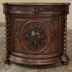 19th Century French Renaissance Corner Cabinet