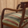 19th Century French Directoire Style Armchair in Mahogany with Mohair