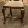Set of 6 Antique Queen Anne Chestnut Dining Chairs
