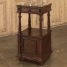 19th Century French Louis XVI Rosewood Marble Top Nightstand