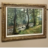 Antique Framed Oil Painting on Canvas by Jean Matthieu Jamsin (1882-1965)
