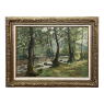 Antique Framed Oil Painting on Canvas by Jean Matthieu Jamsin (1882-1965)