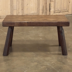 Antique Rustic Country French Plank Bench