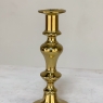 Set of Three 18th Century Hand-Made Brass Candlesticks