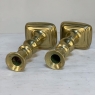 Set of Three 18th Century Hand-Made Brass Candlesticks