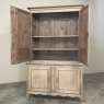 18th Century Louis XVI Period Country French Buffet a Deux Corps in Stripped Oak