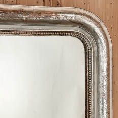 19th Century French Louis Philippe Period Silvered Mirror