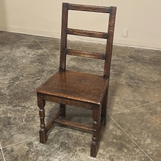 Set of Four Rustic 18th Country French Chairs 