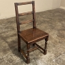 Set of Four Rustic 18th Country French Chairs 