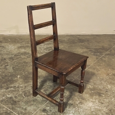 Set of Four Rustic 18th Country French Chairs 