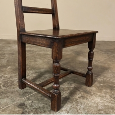 Set of Four Rustic 18th Country French Chairs 