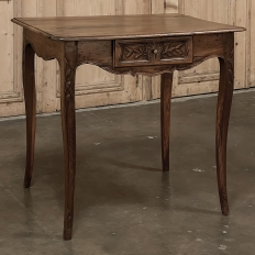 18th Century Country French Walnut End Table