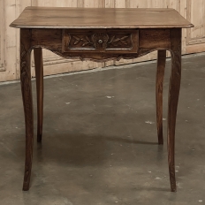 18th Century Country French Walnut End Table