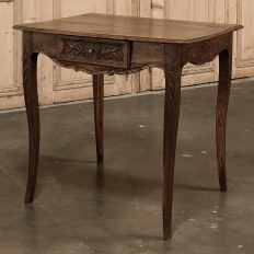 18th Century Country French Walnut End Table