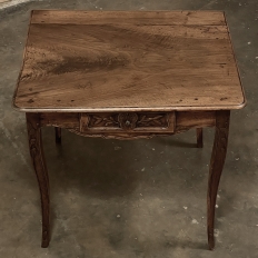 18th Century Country French Walnut End Table