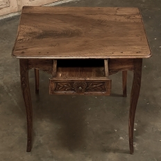 18th Century Country French Walnut End Table