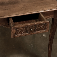 18th Century Country French Walnut End Table