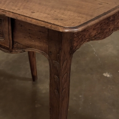 18th Century Country French Walnut End Table