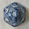 19th Century Delft Hand-Painted Blue & White Lidded Urn