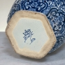 19th Century Delft Hand-Painted Blue & White Lidded Urn