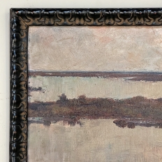 Antique Framed Oil Painting on Panel by Leon Jamin (1872-1944)