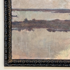 Antique Framed Oil Painting on Panel by Leon Jamin (1872-1944)