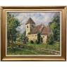 Antique Framed Oil Painting on Canvas by A. Koller