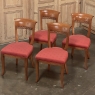 Set of Four Antique French Directoire Style Chairs in Maple